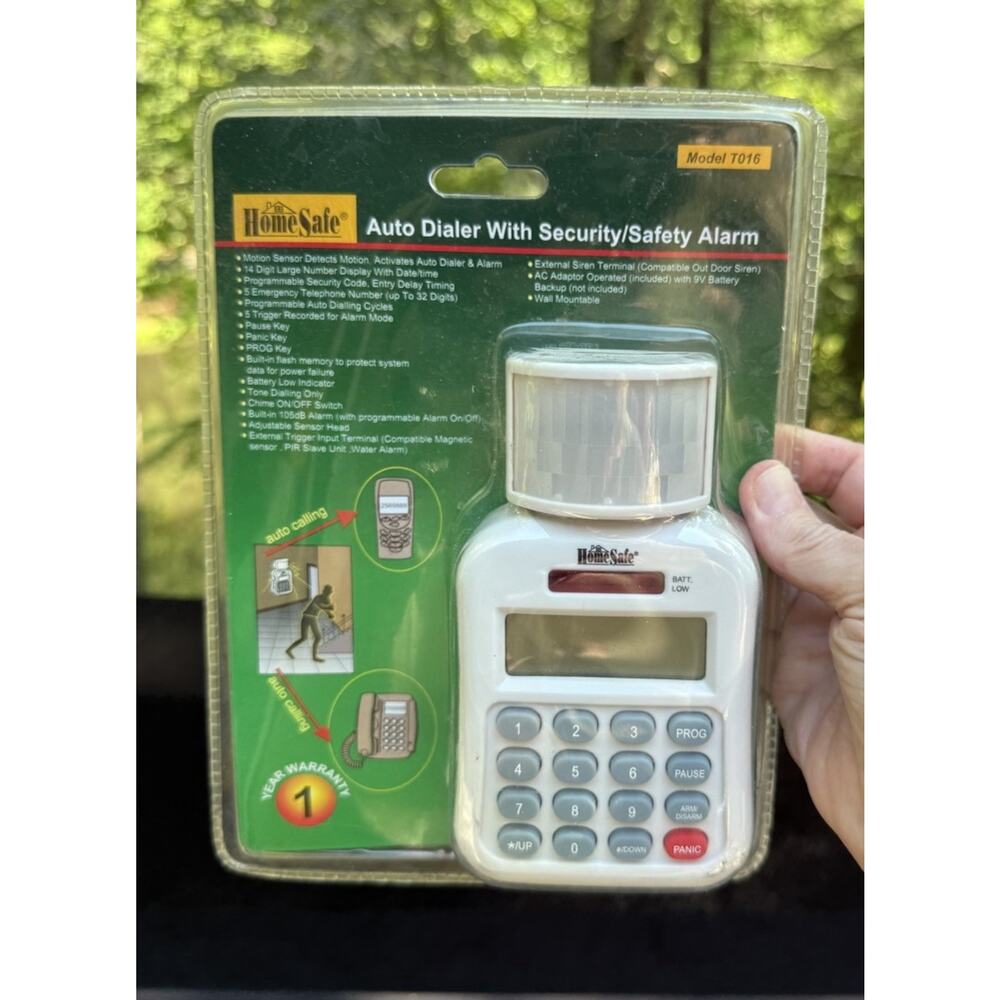Homesafe Wireless System t015rpk2 Auto-Dialer Motion Detector Keyboard NEW OS6